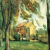 Impressionist Landscape: "The Pond of the Jas de Bouffan" by Paul Cézanne, 1878 Oil on Canvas