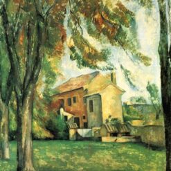 Impressionist Landscape: "The Pond of the Jas de Bouffan" by Paul Cézanne, 1878 Oil on Canvas