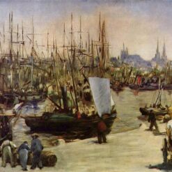 The Port of Bordeaux – Inspired by Edouard Manet’s 1871 Realist Genre Painting