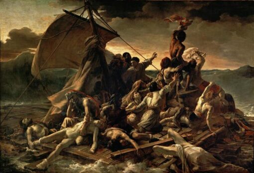 Théodore Géricault The Raft of the Medusa – Large-Scale Romanticism & Realism Oil Painting Reproduction