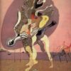 Surrealist-Inspired The Rotting Donkey by Salvador Dalí – Collage & Oil on Panel