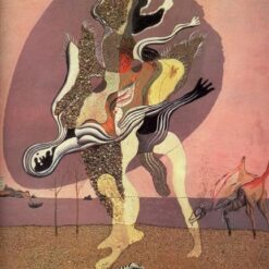 Surrealist-Inspired The Rotting Donkey by Salvador Dalí – Collage & Oil on Panel
