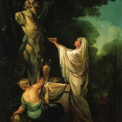 The Sacrifice to Priapus by Francisco Goya - Romanticism Mythological Oil Painting, 1771