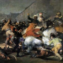 The Charge of the Mamelukes - The Second of May, 1808 by Goya - Romanticism Battle Oil Painting, Museo del Prado