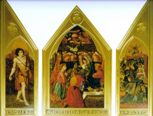 Dante Gabriel Rossetti The Seed of David – Romantic Religious Oil Painting 1858
