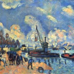 Paul Cézanne's "The Seine at Bercy" – 1878 | French Impressionist Landscape Art