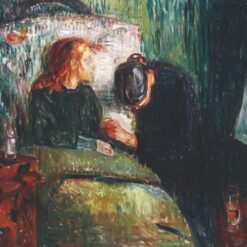 The Sick Child by Edvard Munch – Expressionist Oil Painting on Canvas