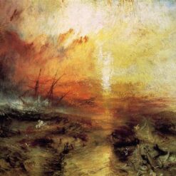 Reproduction of The Slave Ship by J.M.W. Turner – 1840 Romantic Marina Painting