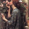 Custom Oil Painting Reproduction of The Soul of the Rose by John William Waterhouse – Romantic Literary Painting