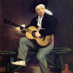 The Spanish Singer – Inspired by Édouard Manet (1860) Realist Genre Painting Reproduction
