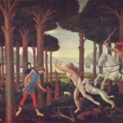 The Story of Nastagio degli Onesti (I) – Sandro Botticelli Early Renaissance Masterpiece