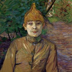 Casque d'Or" (The Streetwalker) by Henri de Toulouse-Lautrec – 1891 French Post-Impressionist Portrait