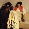 Oil Painting Inspired by John Singer Sargent’s The Sulphur Match – Realistic Genre Art on Canvas