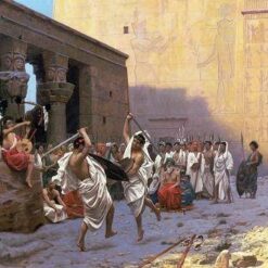 The Sword Dance (La Phyrique) by Jean-Léon Gérôme | Stunning Academicism Oil Painting