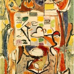 Inspired by Jackson Pollock’s The Tea Cup (1946) – Abstract Expressionist Oil on Canvas (40 x 28 cm)