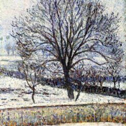 The Thaw, Eragny" – Pissarro’s Iconic Winter Landscape, 1893