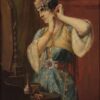 Realism Genre: The Toilette by Georgios Jakobides – Oil Reproduction on Canvas (c. 1887 - c. 1893)