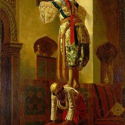 The Tryst (Le Tryst) by Jean-Léon Gérôme | Orientalism Genre Painting
