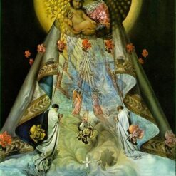 The Virgin of Guadalupe by Salvador Dalí – Surrealist Religious Oil Painting on Canvas, 1959