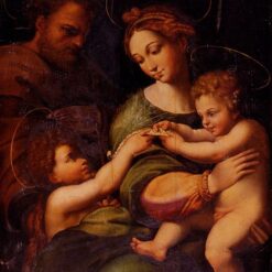 The Virgin of the Rose (c.1518) by Raphael | High Renaissance Religious Masterpiece