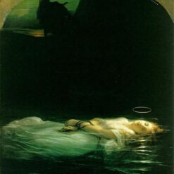 The Young Martyr by Paul Delaroche – Handcrafted Romantic Genre Art Reproduction