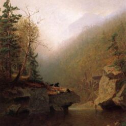 American Landscape Masterpiece – Three Bears by Alexander Helwig Wyant, High-Quality Replica