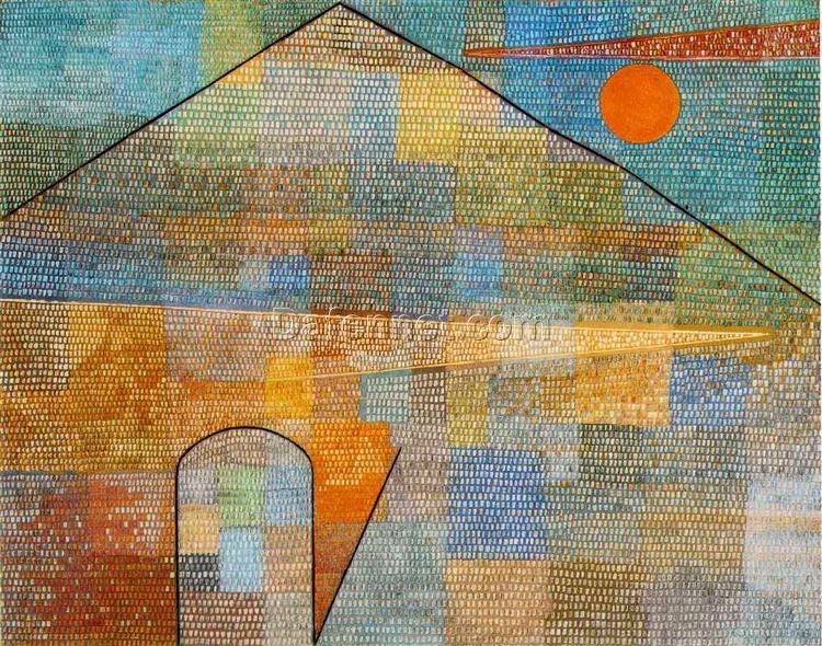 Ad Parnassum by Paul Klee – Expressionist Cityscape (1932)