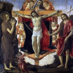 Trinity by Sandro Botticelli - Early Renaissance Religious Painting, 1491