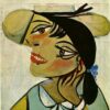 Oil Painting Inspired by Picasso’s Surrealist Period – 'Portrait of Woman in D'Hermine Pass (Olga)' (1923) Portrait on Canvas