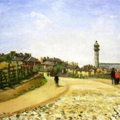 Upper Norwood, Crystal Palace, London" by Camille Pissarro – 1870 Impressionist Cityscape