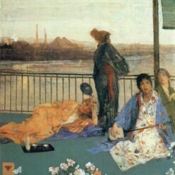 Variations in Flesh Colour and Green—The Balcony by James Whistler – Japonism & Realism in Oil