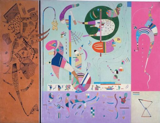 Wassily Kandinsky – Various Parts (1940) – A Captivating Composition of Color and Form
