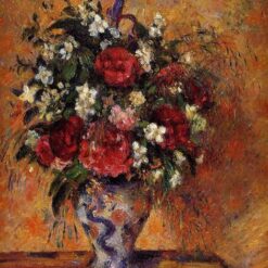 Camille Pissarro's "Vase of Flowers" – 1877-1878 Impressionist Floral Masterpiece