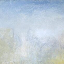 J.M.W. Turner Oil Painting – Venice with the Salute, c.1840-1845, Romantic Marina Scene