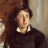 Oil Painting Inspired by John Singer Sargent’s Vernon Lee – Realistic Portrait Art on Canvas