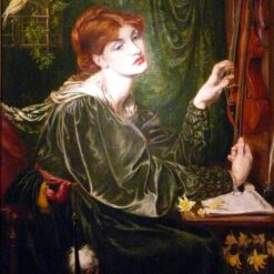 Dante Gabriel Rossetti's Veronica Veronese – Victorian Romanticism Oil Painting Reproduction