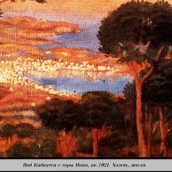 Oil Painting Inspired by Salvador Dalí – View of Cadaqués from Mount Pani (c.1921)