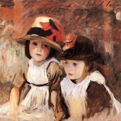 John Singer Sargent 'Village Children' Impressionism Portrait – Fine Art Reproduction on Canvas