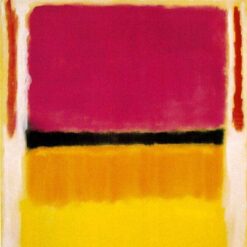 Inspired by Mark Rothko: Untitled (Violet, Black, Orange, Yellow on White and Red) – Abstract Expressionist Replica