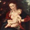 Reproduction of "Virgin and Child" by Peter Paul Rubens – Classic Baroque Religious Painting