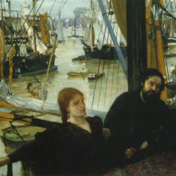 Wapping on Thames by James Whistler – Realist Genre Painting of the Thames River