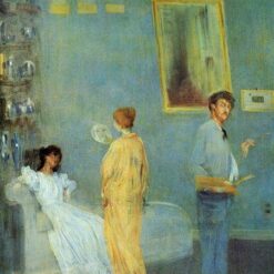 Whistler in His Studio – 1865 Impressionist Painting by James Whistler
