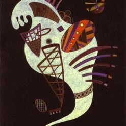 Wassily Kandinsky – White Figure (1943) – A Masterpiece of Abstract Art in Oil