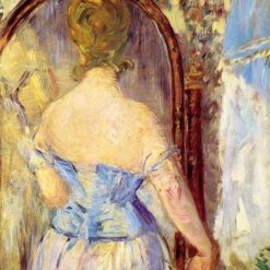 Woman Before a Mirror – Inspired by Edouard Manet’s 1877 Impressionist Masterpiece
