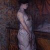 woman in a chemise standing by a bed madame poupoule 1899.jpgLarge