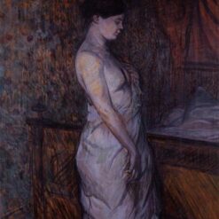 Madame Poupoule – Post-Impressionist Oil Painting by Henri de Toulouse-Lautrec (1899)