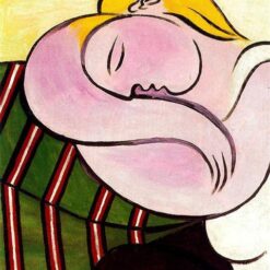 Oil Painting Inspired by Picasso’s Surrealist Period – 'Woman with Yellow Hair' (1931) Genre Art on Canvas