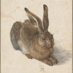 Young Hare by Albrecht Dürer – Handcrafted Northern Renaissance Animal Art Reproduction