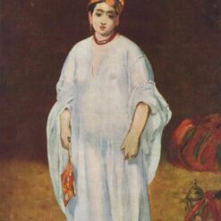 Young Woman in Oriental Garb – Inspired by Edouard Manet (1871) Realist Portrait
