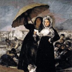 Young Woman with a Letter by Francisco Goya - Romanticism Oil Painting, 1812-1819, Palais des Beaux-Arts